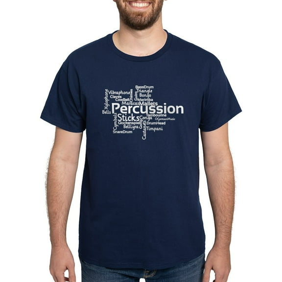 CafePress - Percussion T Shirt - Men's Classic Graphic Cotton T-Shirt