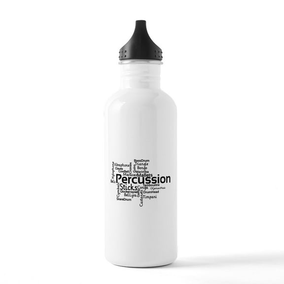 CafePress - Percussion Water Bottle - Stainless Steel Water Bottle, Sports Bottle, 1.0L