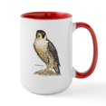 thumbnail image 1 of CafePress - Peregrine Falcon Bird Large Mug - 15 oz Ceramic Large White Novelty Mug, 1 of 4