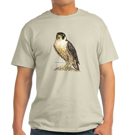 CafePress - Peregrine Falcon Bird Light T Shirt - Light T-Shirt - CP