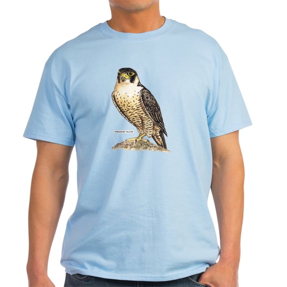 CafePress - Peregrine Falcon Bird Light T Shirt - Light T-Shirt - CP