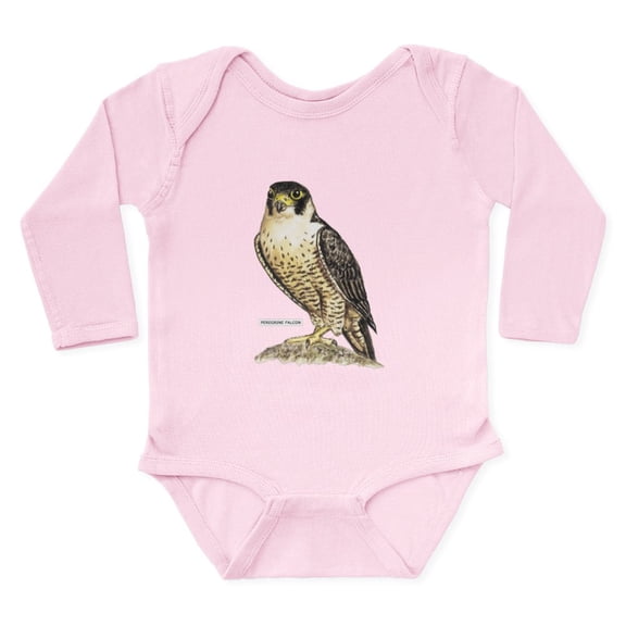 CafePress - Peregrine Falcon Bird Long Sleeve Infant Bodysuit - Long Sleeve Cotton Baby Bodysuit