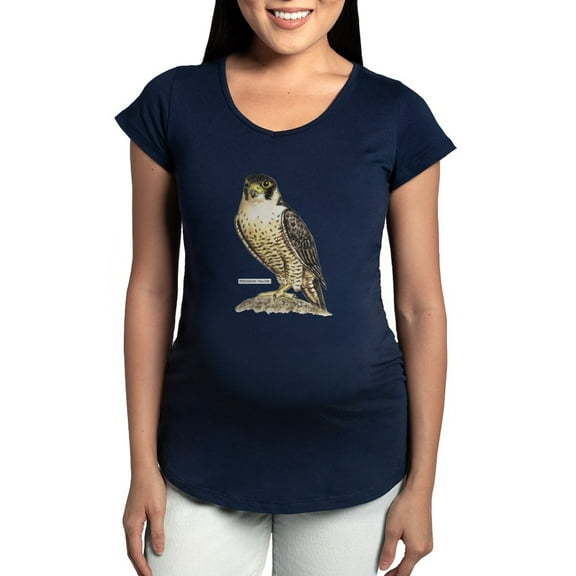 CafePress - Peregrine Falcon Bird Maternity Dark T Shirt - Maternity Dark T-Shirt