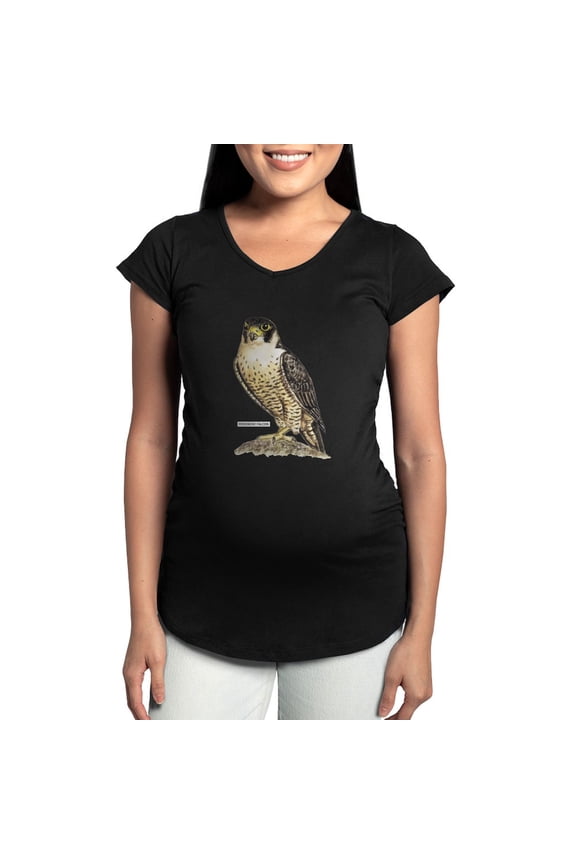 - Peregrine Falcon Bird Maternity Dark T Shirt - Maternity Dark T-Shirt