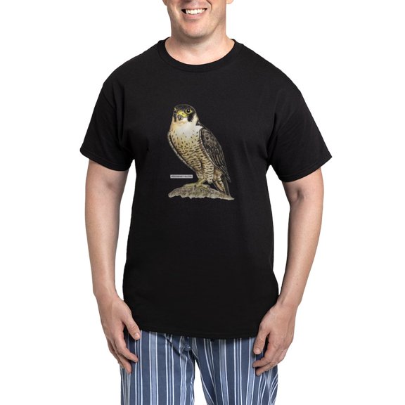 CafePress - Peregrine Falcon Bird Men's Dark Pajamas - Men's Dark Loose Fit Cotton Pajama Set