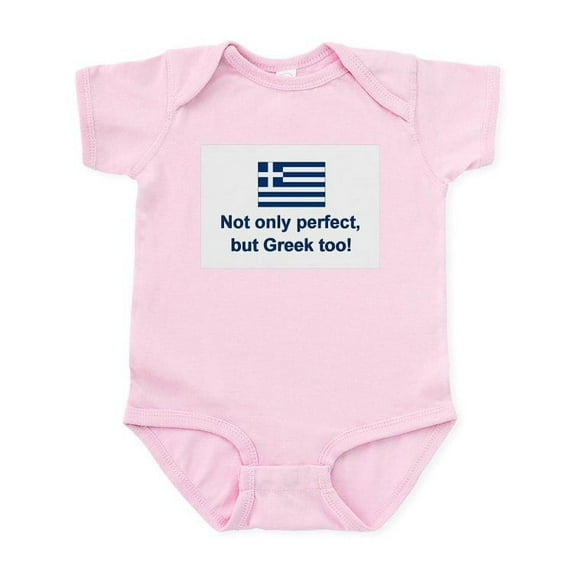 CafePress - Perfect Greek Infant Bodysuit - Baby Light Bodysuit, Size Newborn - 24 Months