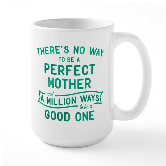 CafePress - Perfect Mother Large Mug - 15 oz Ceramic Large White Novelty Mug