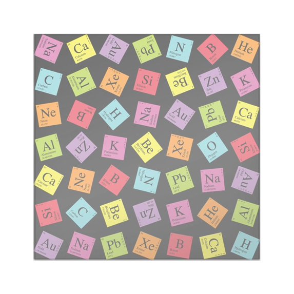 CafePress - Periodic_3 Square Sticker 3 X 3 - Square Sticker 3" x 3"