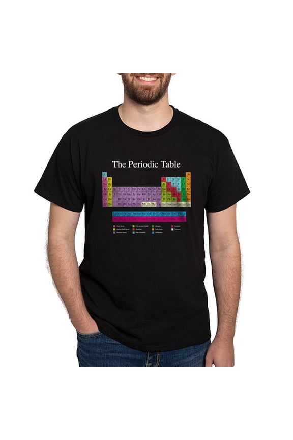 - Periodic Table (Dark) Dark T Shirt - Men's Classic Cotton T-Shirts