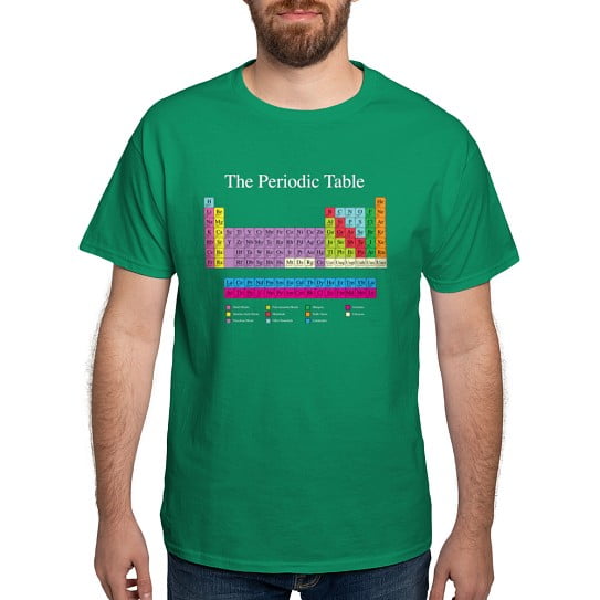CafePress - Periodic Table (Dark) Dark T Shirt - Men's Classic Cotton T-Shirts