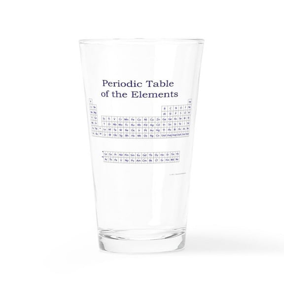 CafePress - Periodic Table - Pint Glass, Drinking Glass, 16 oz. CafePress