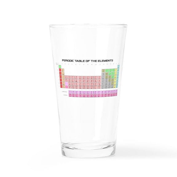 CafePress - Periodic Table Pint Glass - Pint Glass, Drinking Glass, 16 oz. CafePress