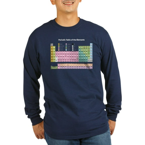 CafePress - Periodic Table T Long Sleeve T Shirt - Long Sleeve Dark T-Shirt