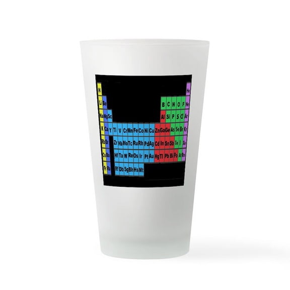 CafePress - Periodic Table Vertical - Pint Glass, Drinking Glass, 16 oz. CafePress