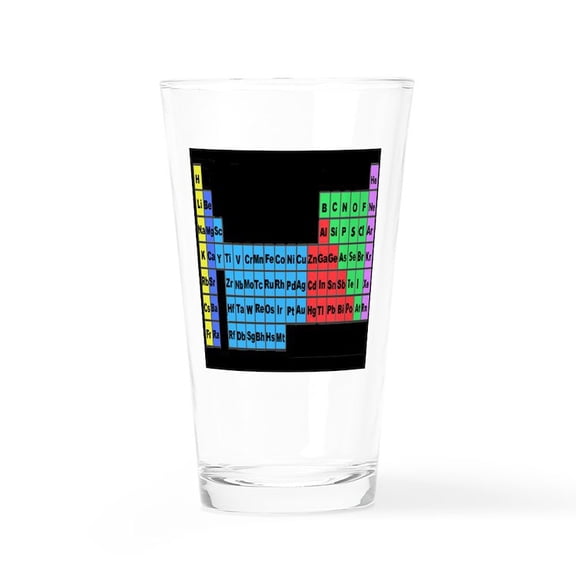 CafePress - Periodic Table Vertical - Pint Glass, Drinking Glass, 16 oz. CafePress