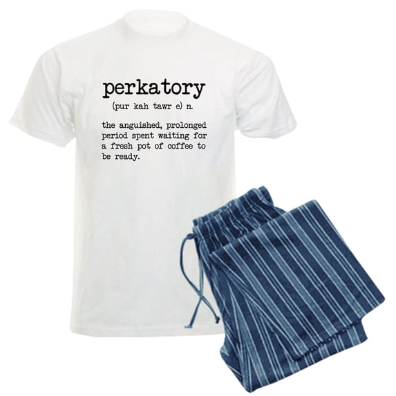 CafePress - Perkatory Pajamas - Men's Light Loose Fit Cotton Pajama Set