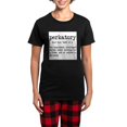 thumbnail image 1 of CafePress - Perkatory Pajamas - Women's Short Sleeve Print T-Shirt and Pants Dark Cotton Pajama Set, 1 of 7