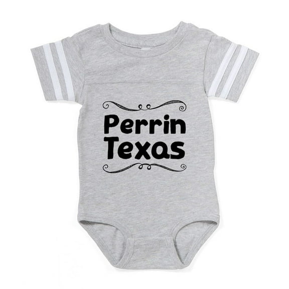 CafePress - Perrin Texas - Cute Infant Baby Football Bodysuit
