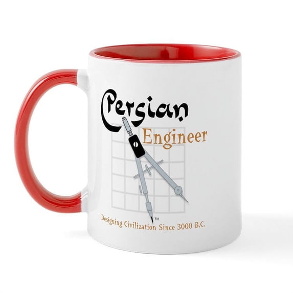 CafePress - Persian Engineer Mug - 11 oz Ceramic Mug - Novelty Coffee Tea Cup