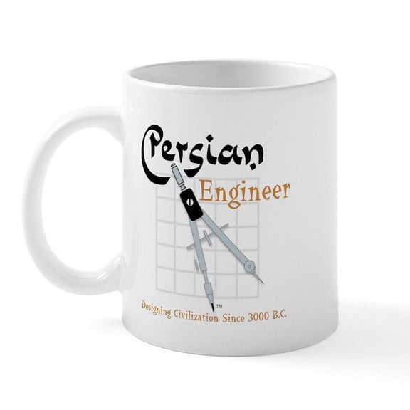 CafePress - Persian Engineer Mug - 11 oz Ceramic Mug - Novelty Coffee Tea Cup