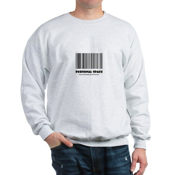 CafePress - Personal Space Sweatshirt - Crew Neck Sweatshirt