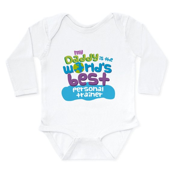 CafePress - Personal Trainer Gifts For Kids Body Suit - Long Sleeve Cotton Baby Bodysuit