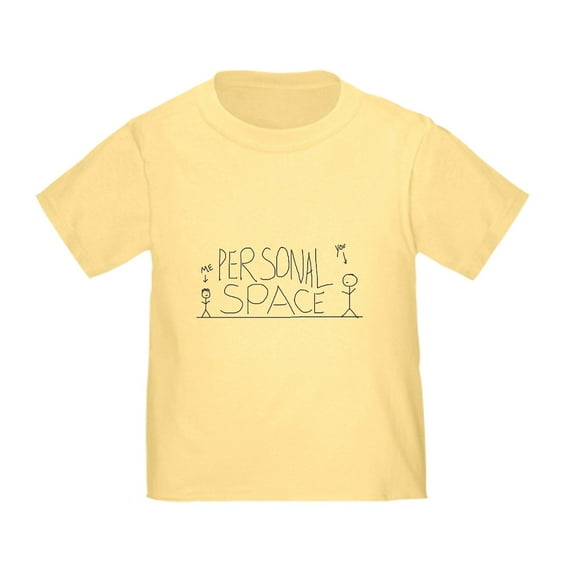 CafePress - Personalspace T Shirt - Cute Toddler T-Shirt, 100% Cotton