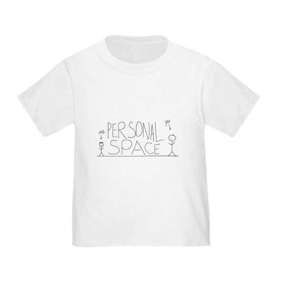 CafePress - Personalspace T Shirt - Cute Toddler T-Shirt, 100% Cotton