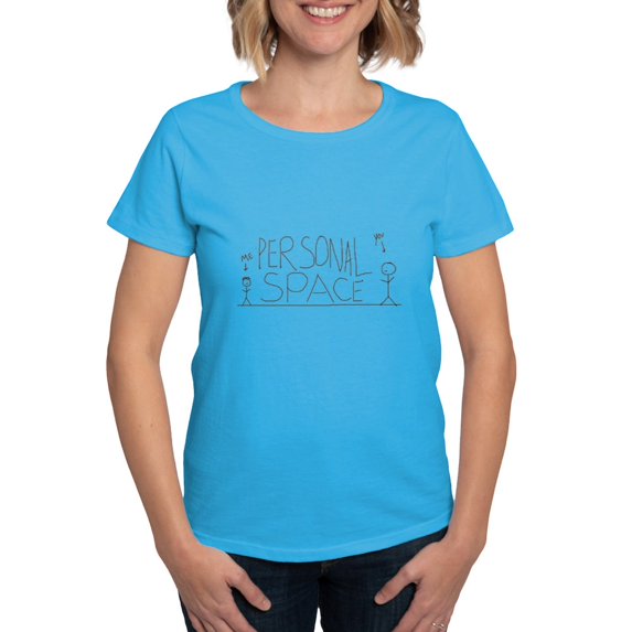 CafePress - Personalspace T Shirt - Women's Traditional Fit Dark T-Shirt