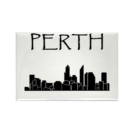 CafePress - Perth Skyline Magnets - Rectangle Magnet, 2"x3" Refrigerator Magnet