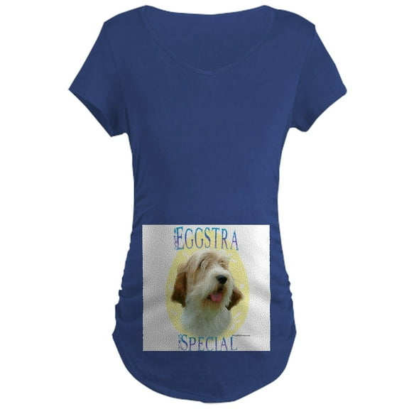 CafePress - Petiteggstra Women's Maternity T Shirt - Maternity Dark T-Shirt