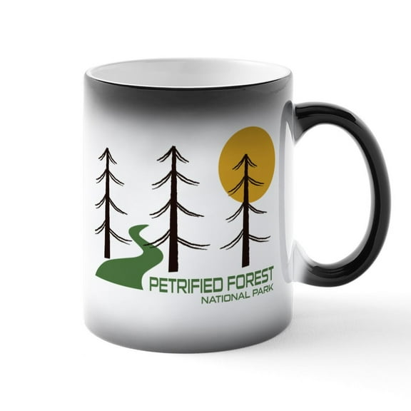 CafePress - Petrified Forest National Park Trail - 11 oz Color Changing Magic Mug