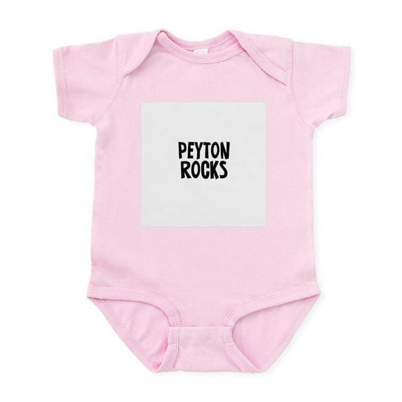 CafePress - Peyton Rocks Infant Bodysuit - Baby Light Bodysuit, Size Newborn - 24 Months