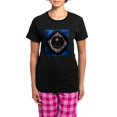 thumbnail image 1 of CafePress - Phantom Of The Opera ~Phantom (With Blue Swirl) Pa - Women's Short Sleeve Print T-Shirt and Pants Dark Cotton Pajama Set, 1 of 7