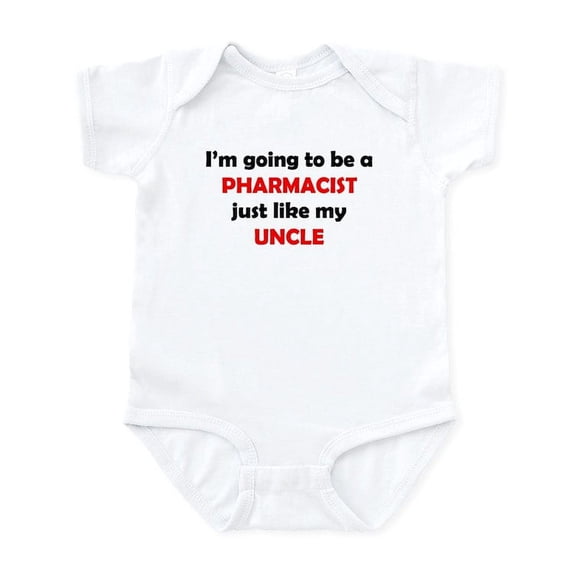 CafePress - Pharmacist Like My Uncle Body Suit - Baby Light Bodysuit, Size Newborn - 24 Months
