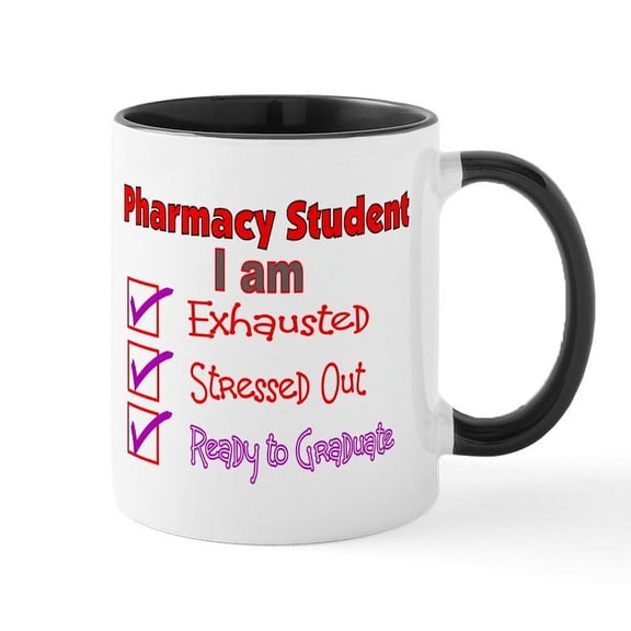 CafePress - Pharmacy Student Mug - 11 oz Ceramic Mug - Novelty Coffee Tea Cup