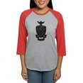 thumbnail image 1 of CafePress - Phi Sigma Pi Black Shield Long Sleeve T Shirt - Womens Baseball Tee, 1 of 4