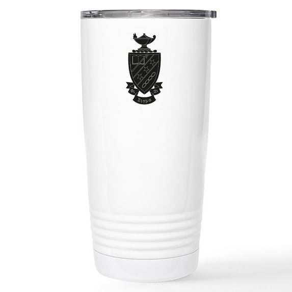 CafePress - Phi Sigma Pi Black Shield Mugs - Insulated Stainless Steel Travel Tumbler 20 oz.