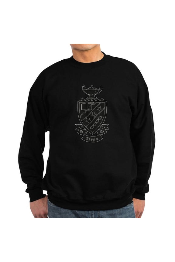- Phi Sigma Pi Black Shield Sweatshirt - Classic Crew Neck Sweatshirt