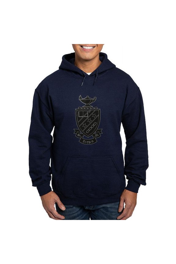 - Phi Sigma Pi Black Shield Sweatshirt - Pullover Hoodie, Classic, Comfortable Hooded Sweatshirt