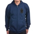 thumbnail image 1 of CafePress - Phi Sigma Pi Black Shield Sweatshirt - Zip Hoodie, Classic Hooded Sweatshirt with Metal Zipper, 1 of 4