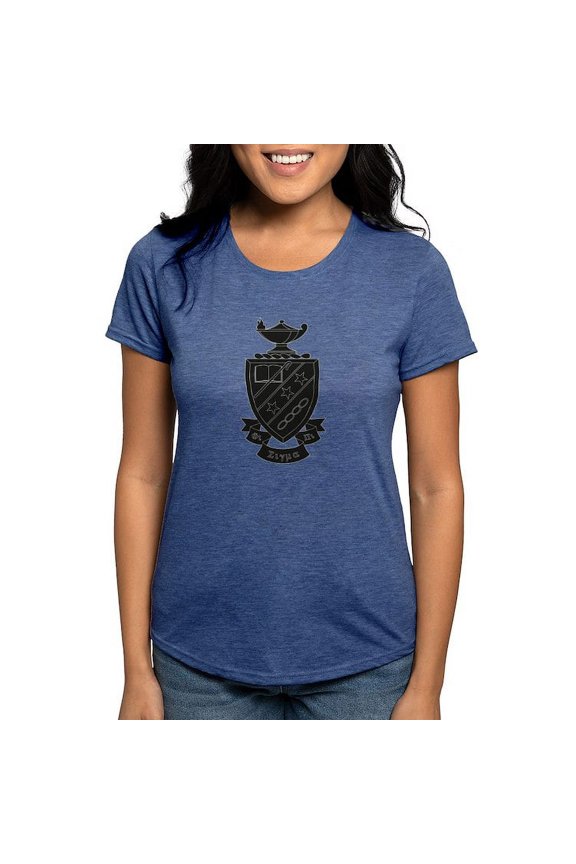 - Phi Sigma Pi Black Shield T Shirt - Womens Tri-blend T-Shirt
