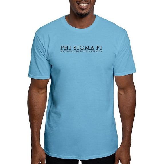 CafePress - Phi Sigma Pi Black Wordmark T Shirt - Fitted T-Shirt, Vintage Fit Soft Cotton Tee