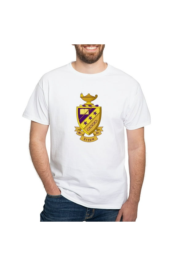 - Phi Sigma Pi Full Color T Shirt - Men's White Classic Cotton T-Shirts