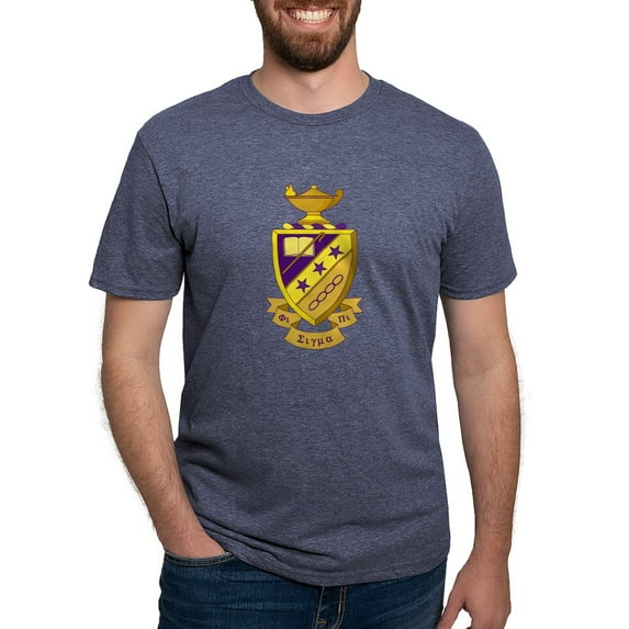 CafePress - Phi Sigma Pi Full Color T Shirt - Mens Tri-blend T-Shirt