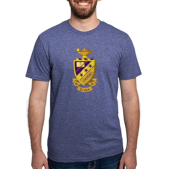 CafePress - Phi Sigma Pi Full Color T Shirt - Mens Tri-blend T-Shirt