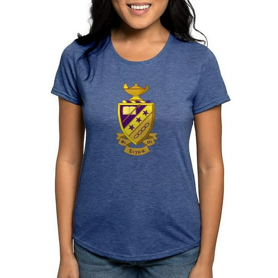 CafePress - Phi Sigma Pi Full Color T Shirt - Womens Tri-blend T-Shirt