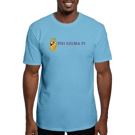 CafePress - Phi Sigma Pi Full Color Wordmark T Shirt - Fitted T-Shirt, Vintage Fit Soft Cotton Tee