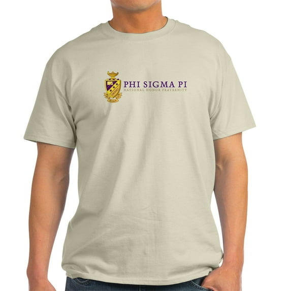 CafePress - Phi Sigma Pi Full Color Wordmark T Shirt - Men's Classic Graphic T-Shirt