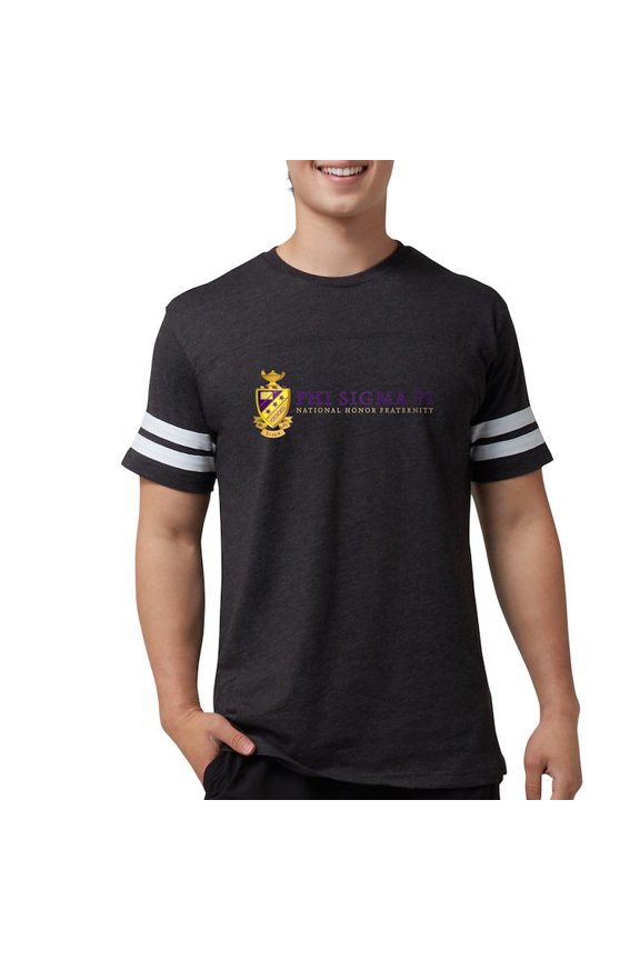 - Phi Sigma Pi Full Color Wordmark T Shirt - Mens Football Shirt